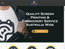 Tablet Screenshot of hawkesburyscreenprinting.com.au